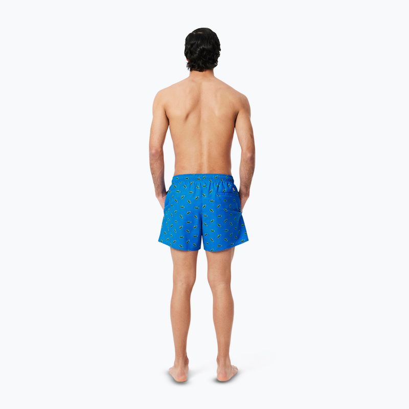 Pánske plavecké šortky Lacoste MH7188 gypsy blue/multico 8
