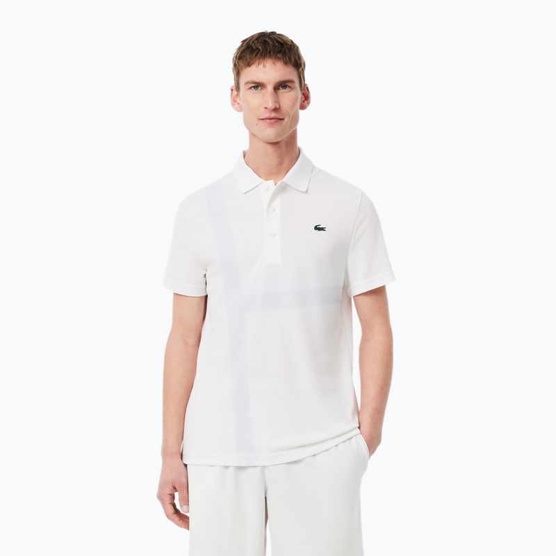 Pánske tenisové tričko Lacoste Polo DH8971 white