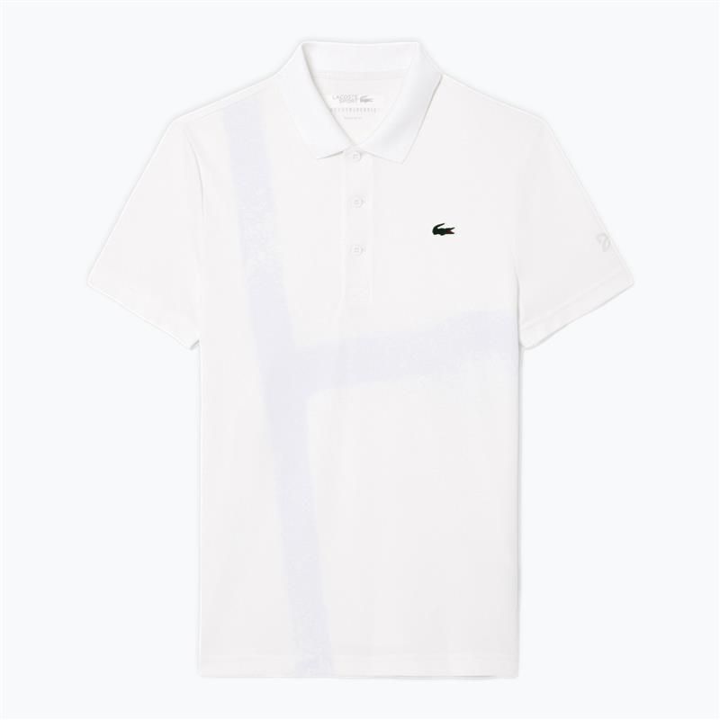Pánske tenisové tričko Lacoste Polo DH8971 white 5