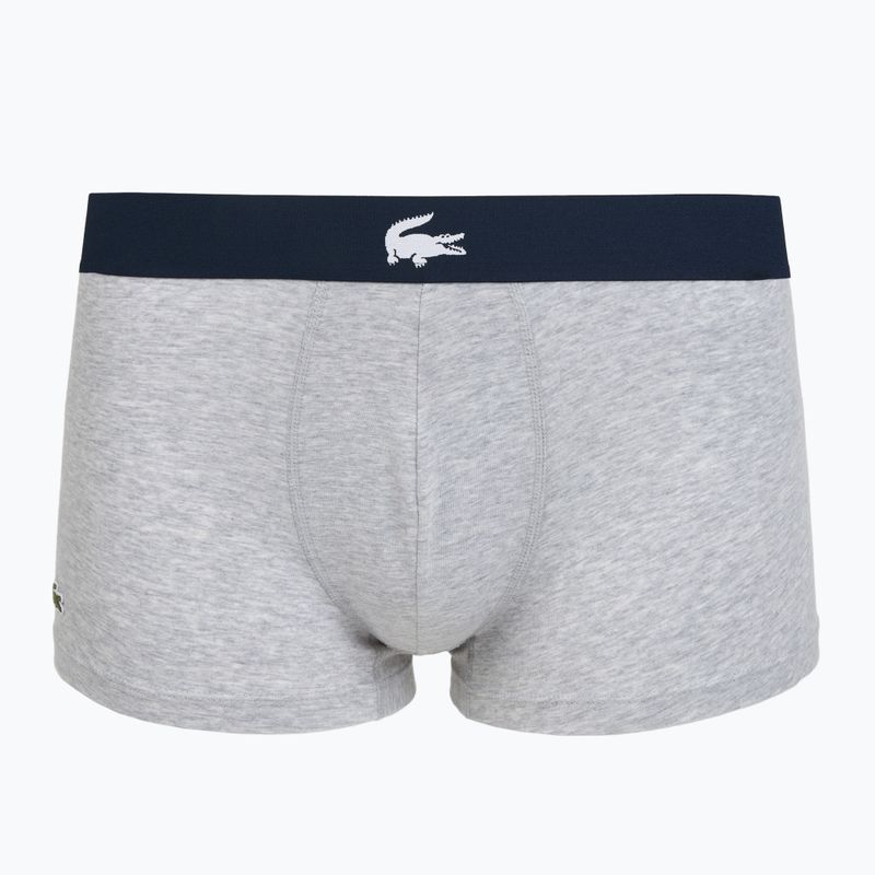 Pánske boxerky Lacoste 5H1291 3-pack navy blue/white/silver ch 2