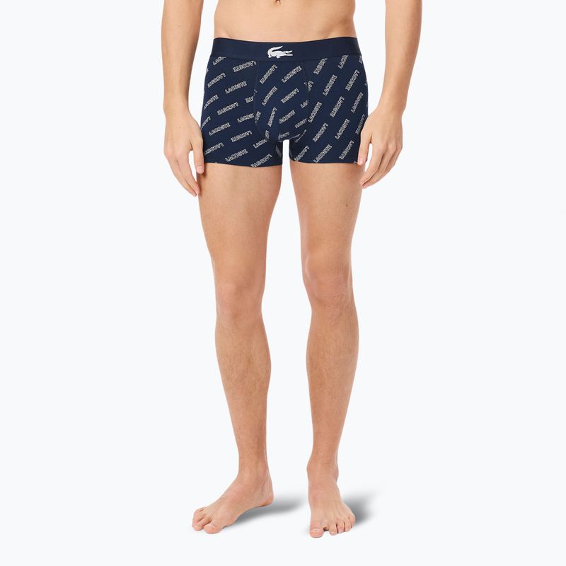 Pánske boxerky Lacoste 5H1288 3-pack navy blue/white/silver ch 4