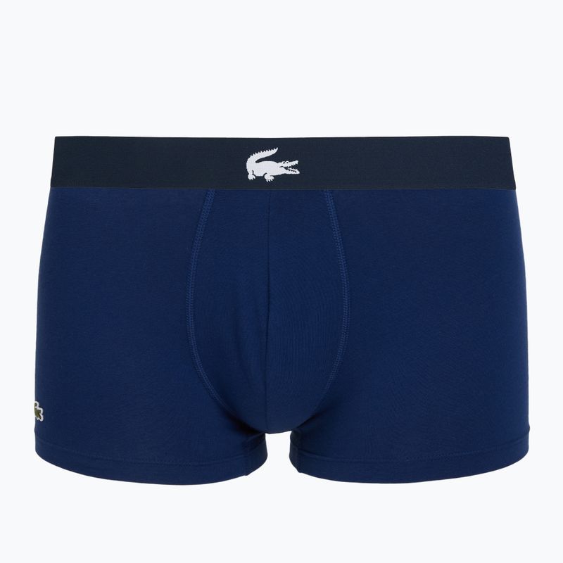 Pánske boxerky Lacoste 5H1288 3-pack navy blue/white/silver ch 5