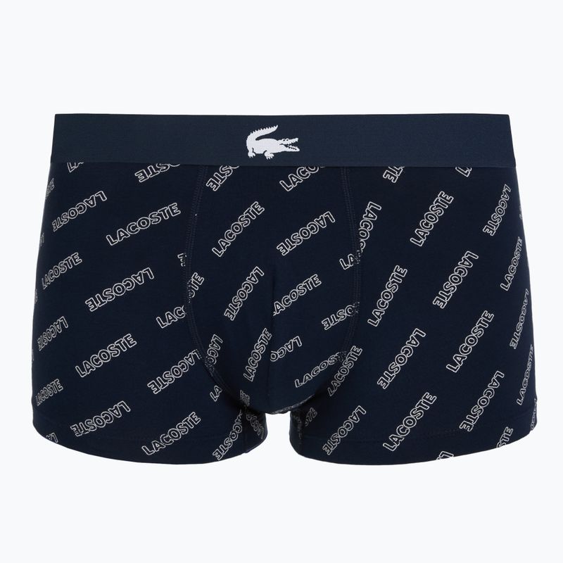 Pánske boxerky Lacoste 5H1288 3-pack navy blue/white/silver ch 6