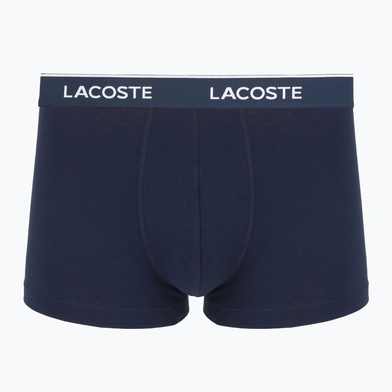 Pánske boxerky Lacoste 5H12997 3 páry navy blue/green/red/navy blue 3