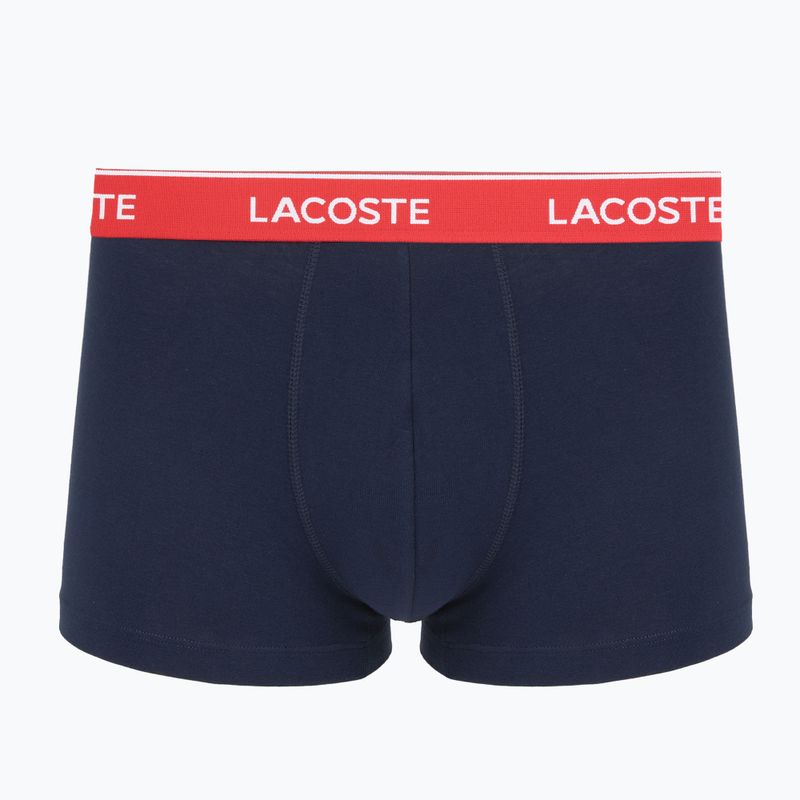 Pánske boxerky Lacoste 5H12997 3 páry navy blue/green/red/navy blue 4