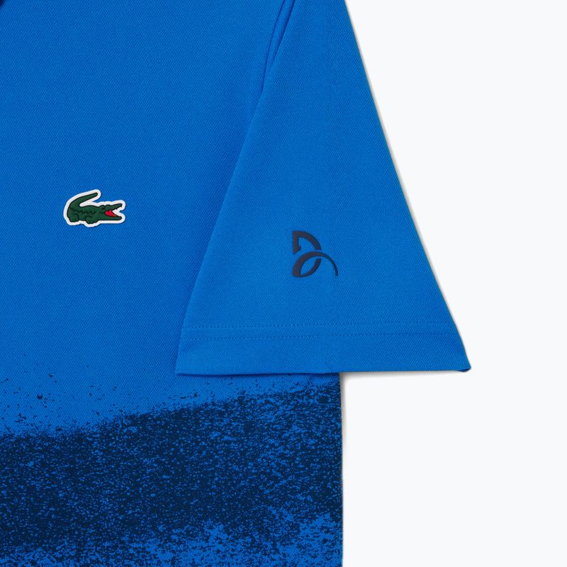 Pánske tenisové tričko Lacoste Polo DH8971 gipsy blue 7