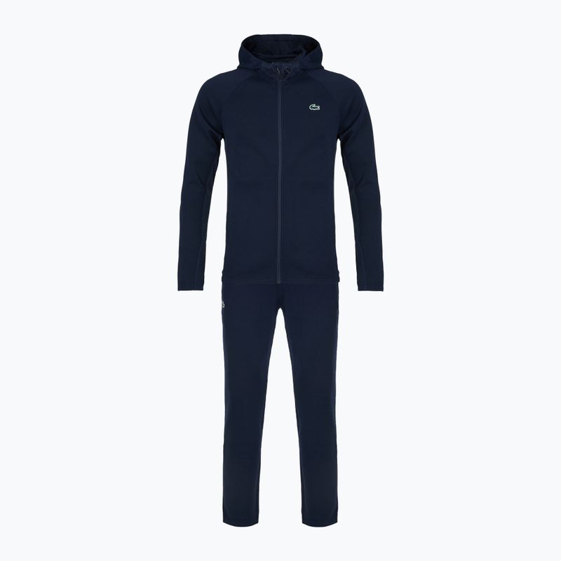 Pánska tenisová tepláková súprava Lacoste WH3108 navy blue/navy blue