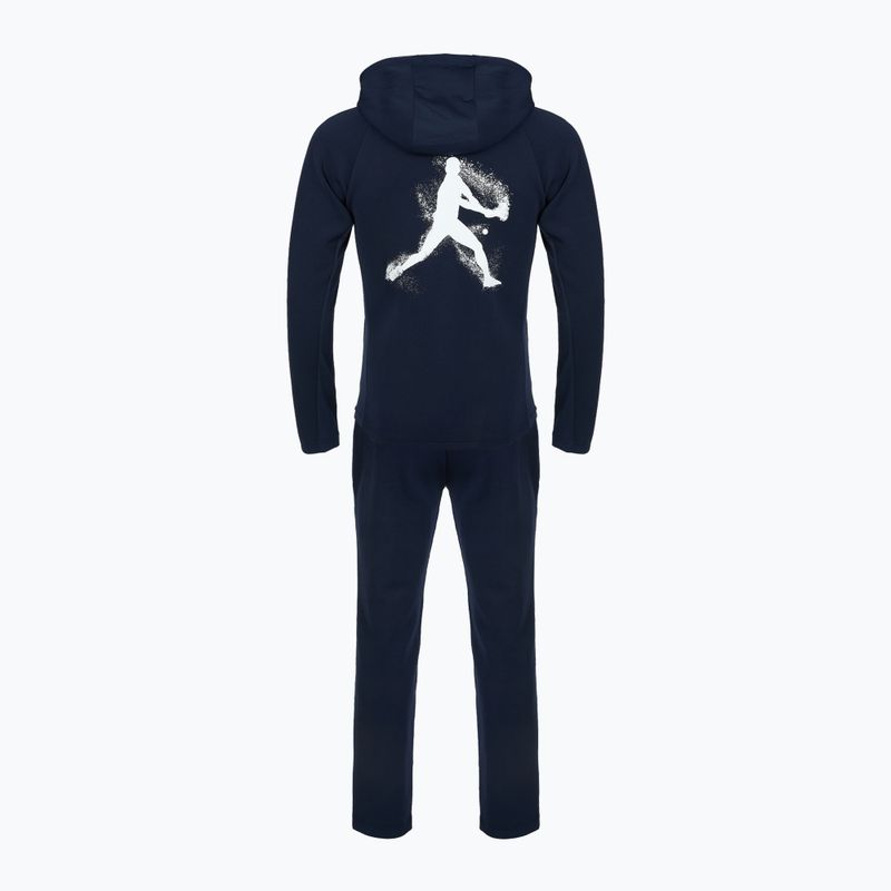 Pánska tenisová tepláková súprava Lacoste WH3108 navy blue/navy blue 2