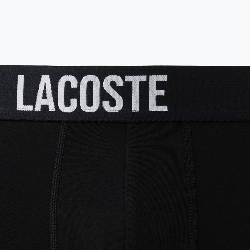 Pánske boxerky Lacoste 5H2393 3 pack black/red/white 2