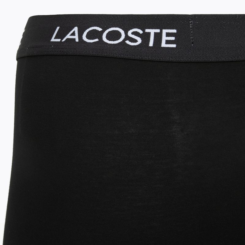 Pánske boxerky Lacoste 5H1292 5 párov black 4