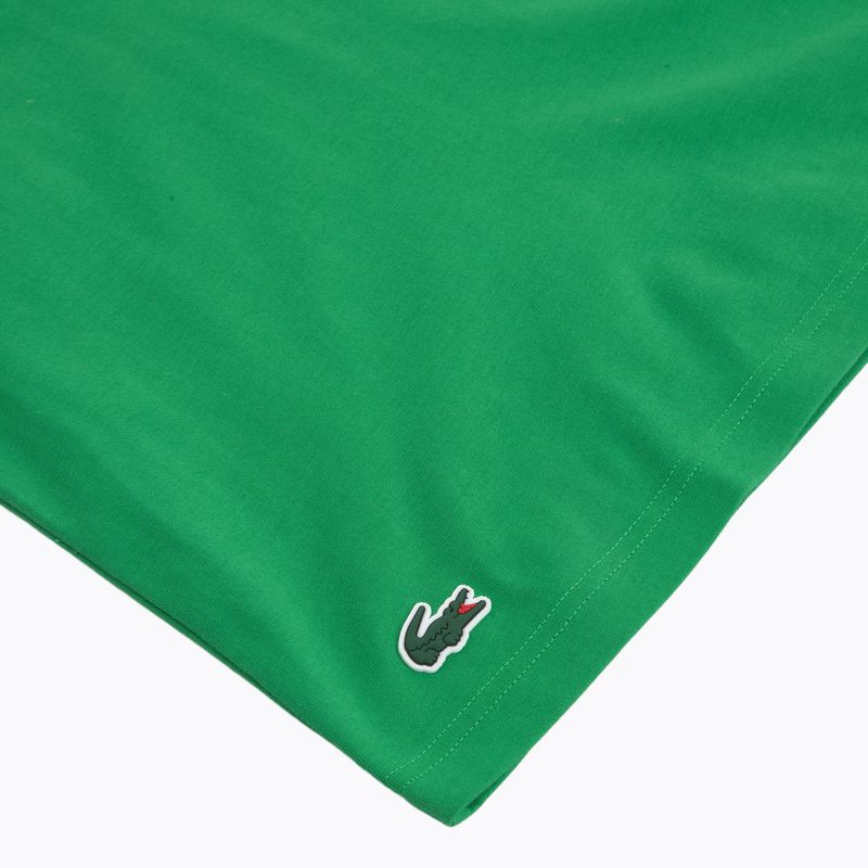Koszulka tenisowa męska + czapka Lacoste Novak Djokovic TH1044 calathea/ green 5