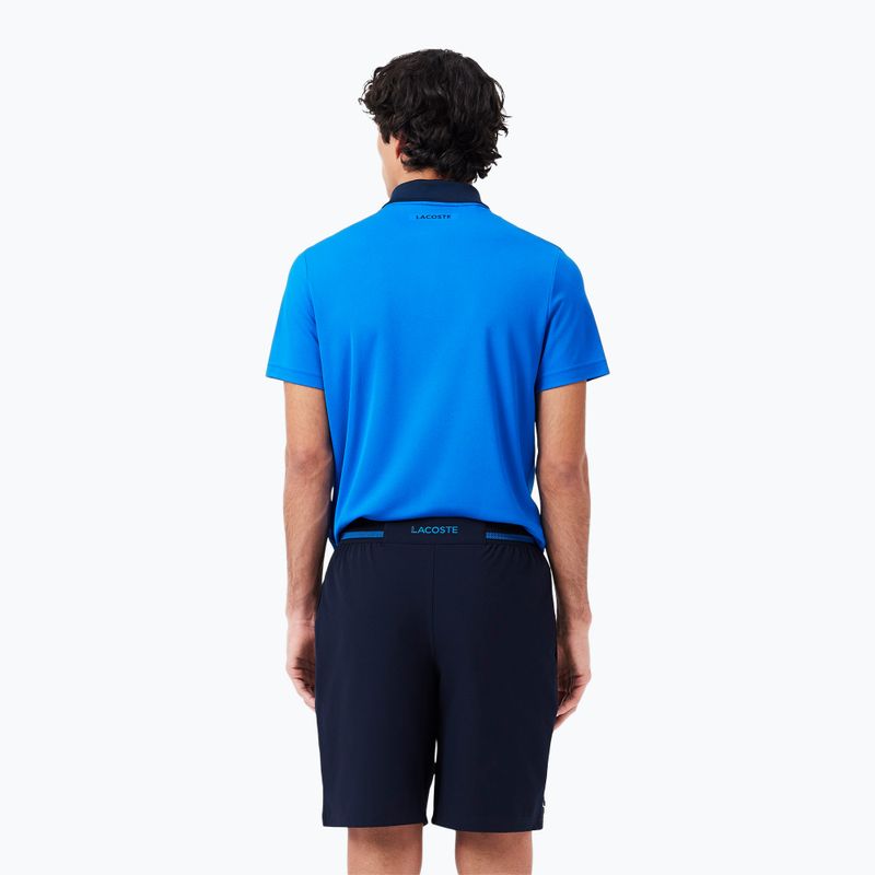 Lacoste pánske tenisové šortky GH7413 navy blue/gipsy blue 3