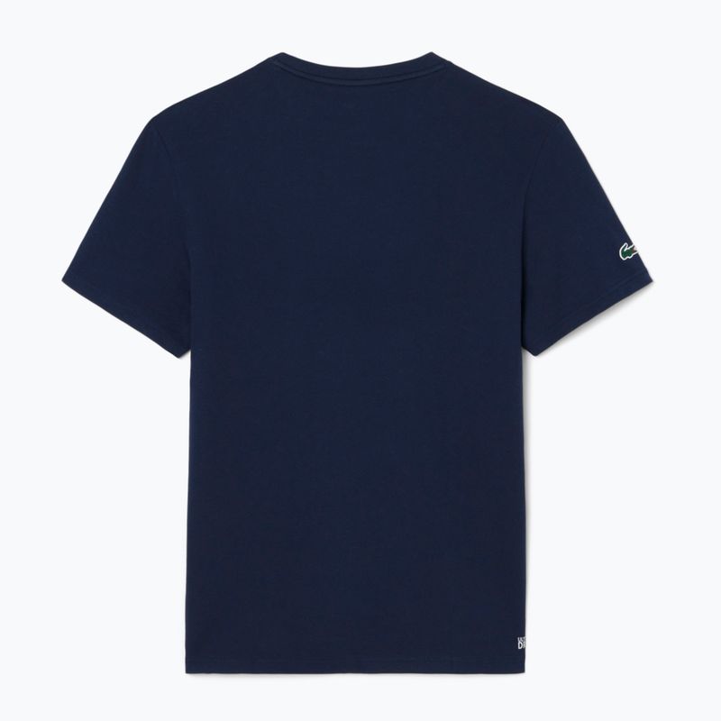 Pánske tričko Lacoste TH4769 navy blue 2