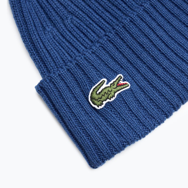Zimná čiapka Lacoste RB0001 france blue 3