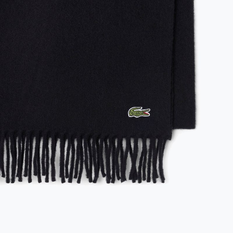 Pánsky šál Lacoste RE7864 Black 2