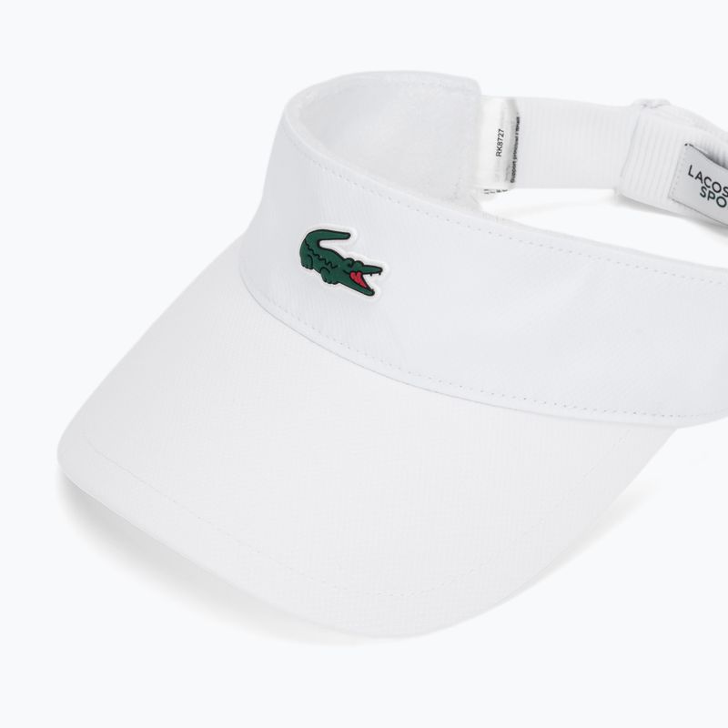 Pánsky tenisový šilt Lacoste RK8727 white 3