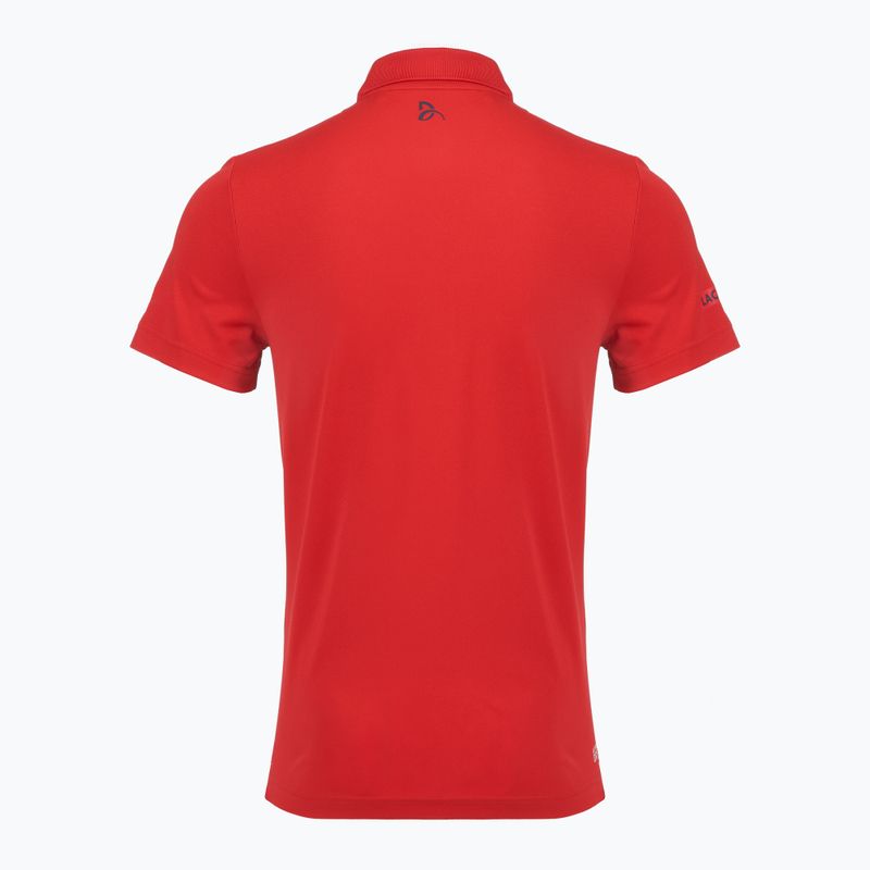 Pánske polo tričko Lacoste DH4777 red 2