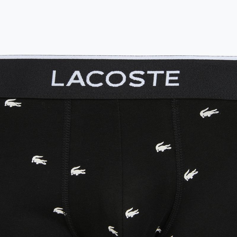 Pánske boxerky Lacoste 5H1299 3 páry black 4