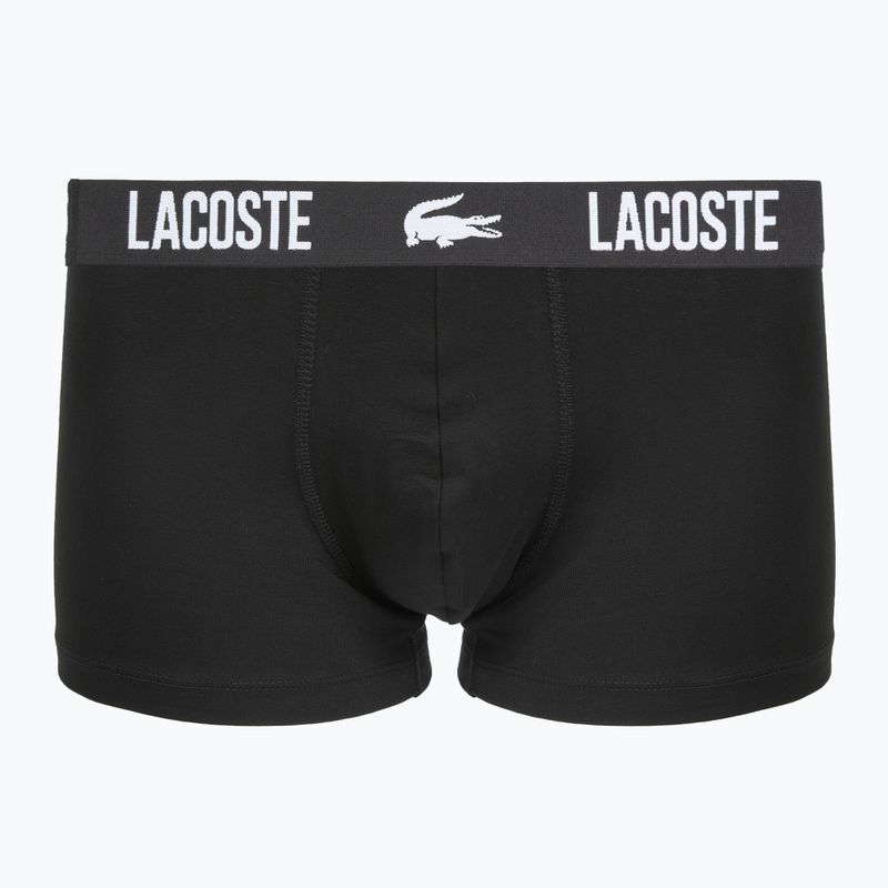 Pánske boxerky Lacoste 5H2393 3 páry black 2