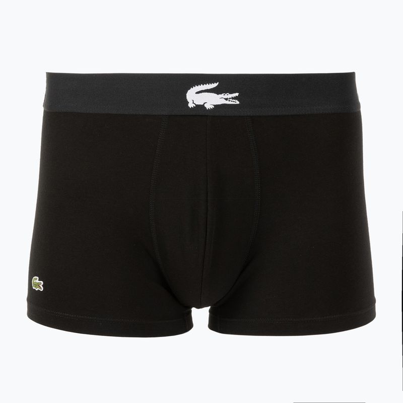 Pánske boxerky Lacoste 5H1291 3 páry black/white/black/black 2