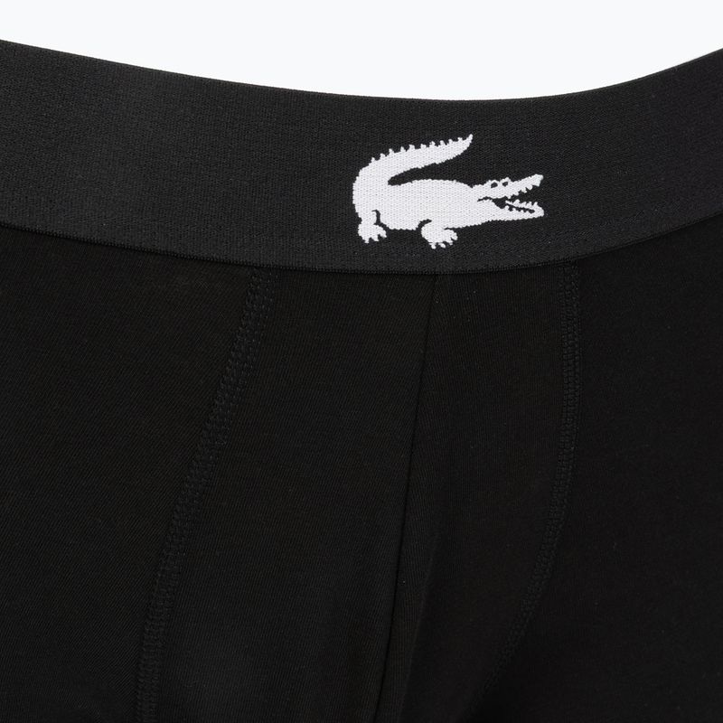 Pánske boxerky Lacoste 5H1291 3 páry black/white/black/black 5