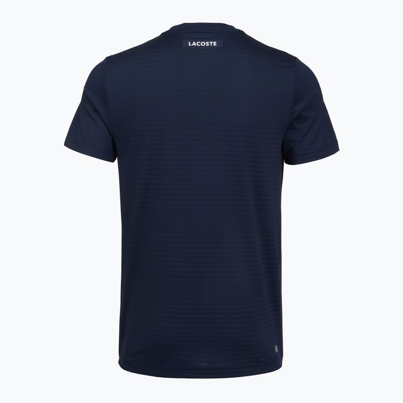 Pánske tenisové tričko Lacoste TH0004 navy blue 2