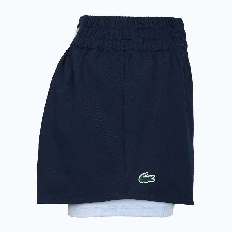 Dámske tenisové šortky Lacoste GF9972 navy blue/phoenix blue 3