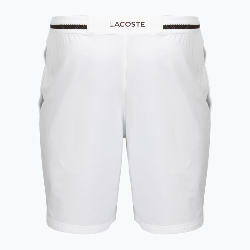 Pánske tenisové šortky Lacoste X Novak Djokovic GH7413 white/buffalo 2