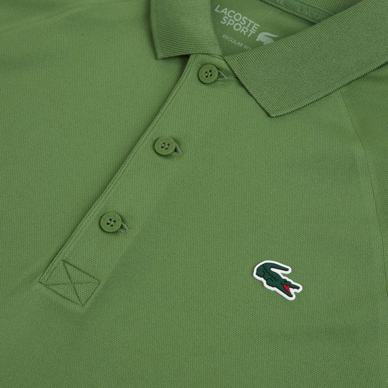 Pánske tenisové polo Lacoste Polo DH3201 lambʼs lettuce 3