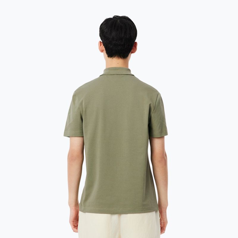 Pánske polo tričko Lacoste Polo DH5138 khaki 2
