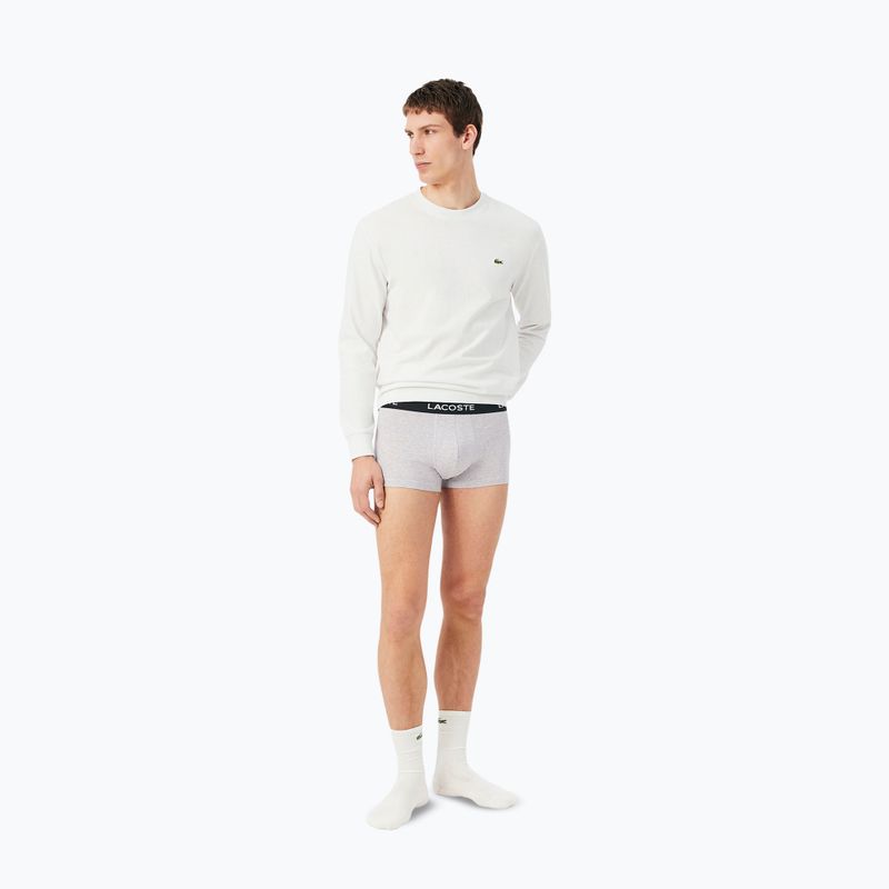 Pánske boxerky Lacoste 5H1300 3 pack silver chine/flagstone/black 2