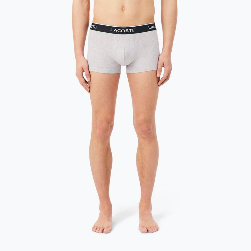 Pánske boxerky Lacoste 5H1300 3 pack silver chine/flagstone/black 4