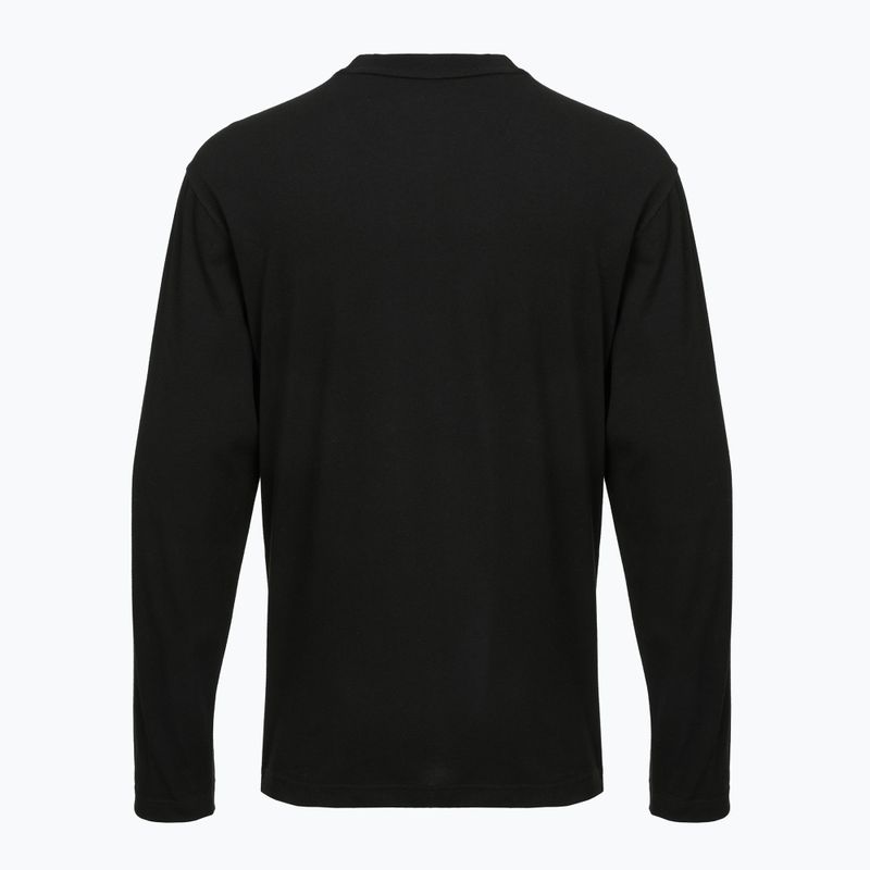 Pánske tričko longsleeve Lacoste TH7026 V-Neck black 2