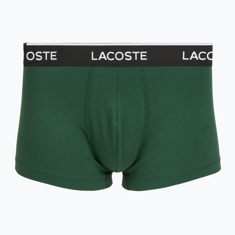 Pánske boxerky Lacoste 5H1300 3 pack black/green 2