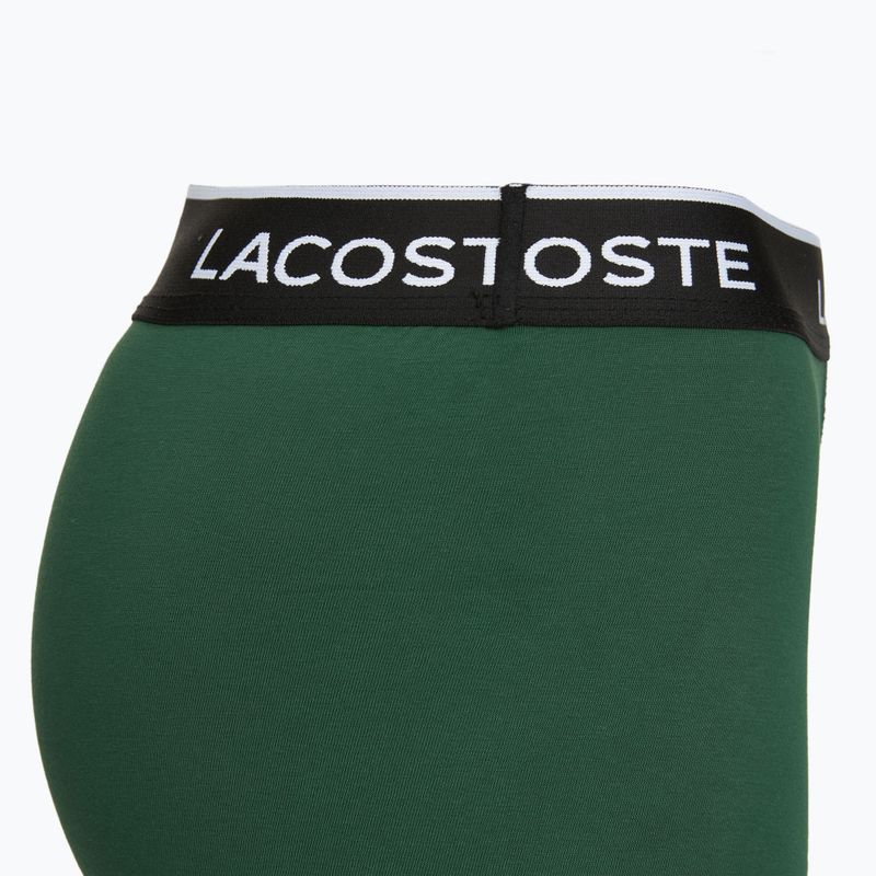 Pánske boxerky Lacoste 5H1300 3 pack black/green 5