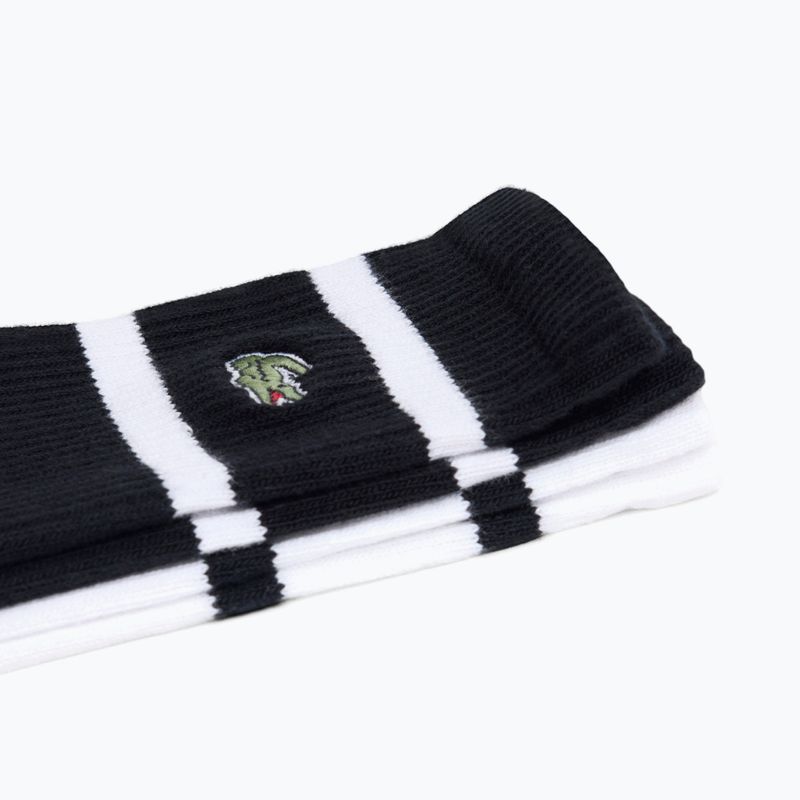 Ponožky Lacoste RA9189 Ankle 3-pak black/white 2