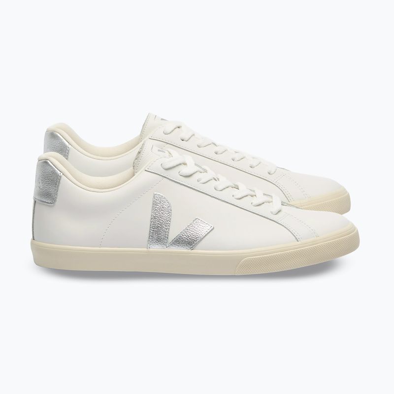 Dámske topánky VEJA Esplar Logo Leather extra white/silver 2