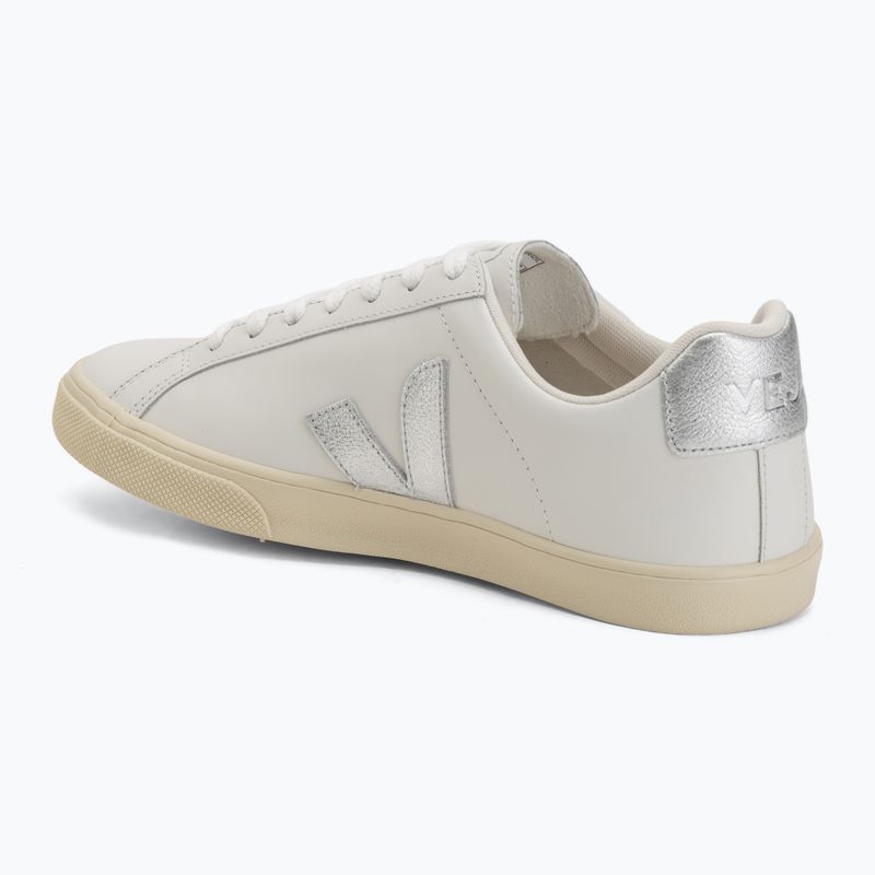 Dámske topánky VEJA Esplar Logo Leather extra white/silver 3