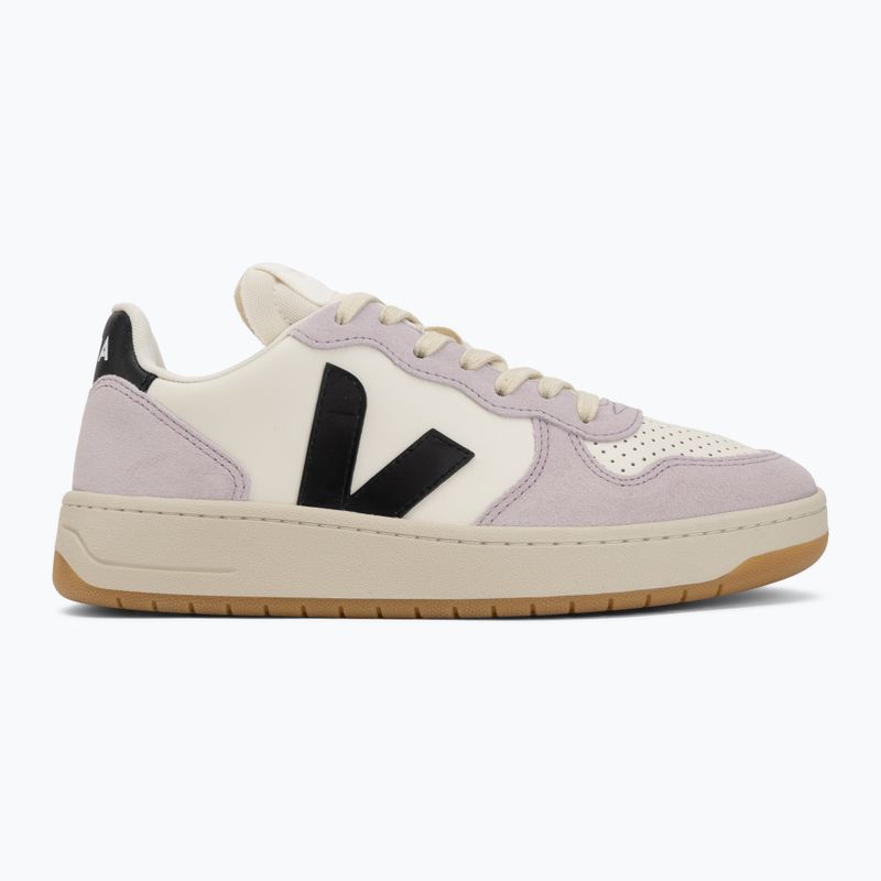 Dámske topánky VEJA V-10 Prime Leather pure/black/parme 2