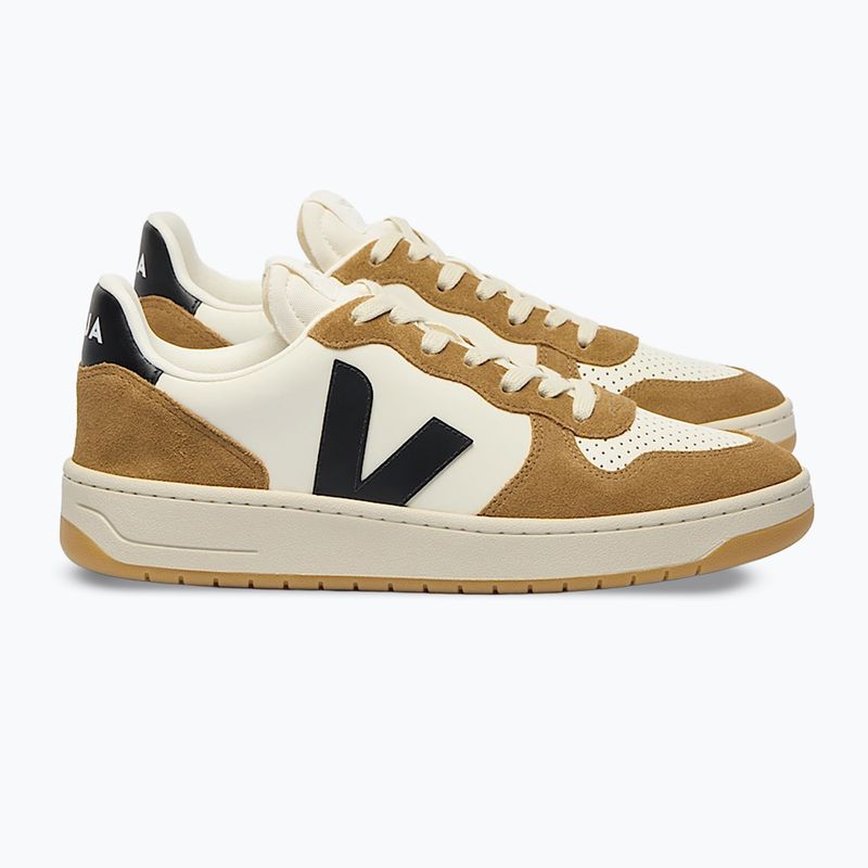 Pánske topánky VEJA V-10 Prime Leather pure/black/tent 2