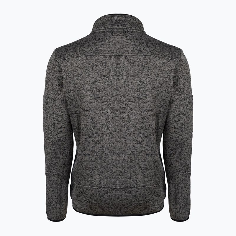 Pánska fleecová mikina Aulp Navoy Melanged Knit anthracite 1 4