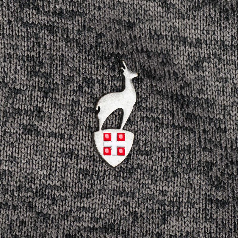 Pánska fleecová mikina Aulp Navoy Melanged Knit anthracite 1 6
