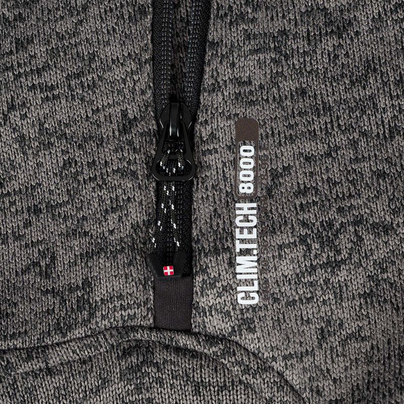 Pánska fleecová mikina Aulp Navoy Melanged Knit anthracite 1 8
