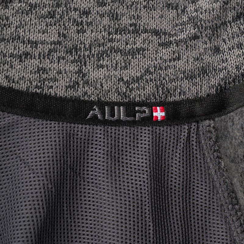 Pánska fleecová mikina Aulp Navoy Melanged Knit anthracite 1 9