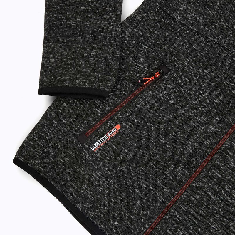 Pánska fleecová mikina Aulp Navoy Melanged Knit black 1 5