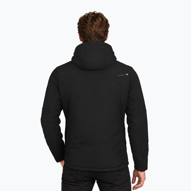 Pánska softshellová bunda Aulp Nemev Softshell black 1 2