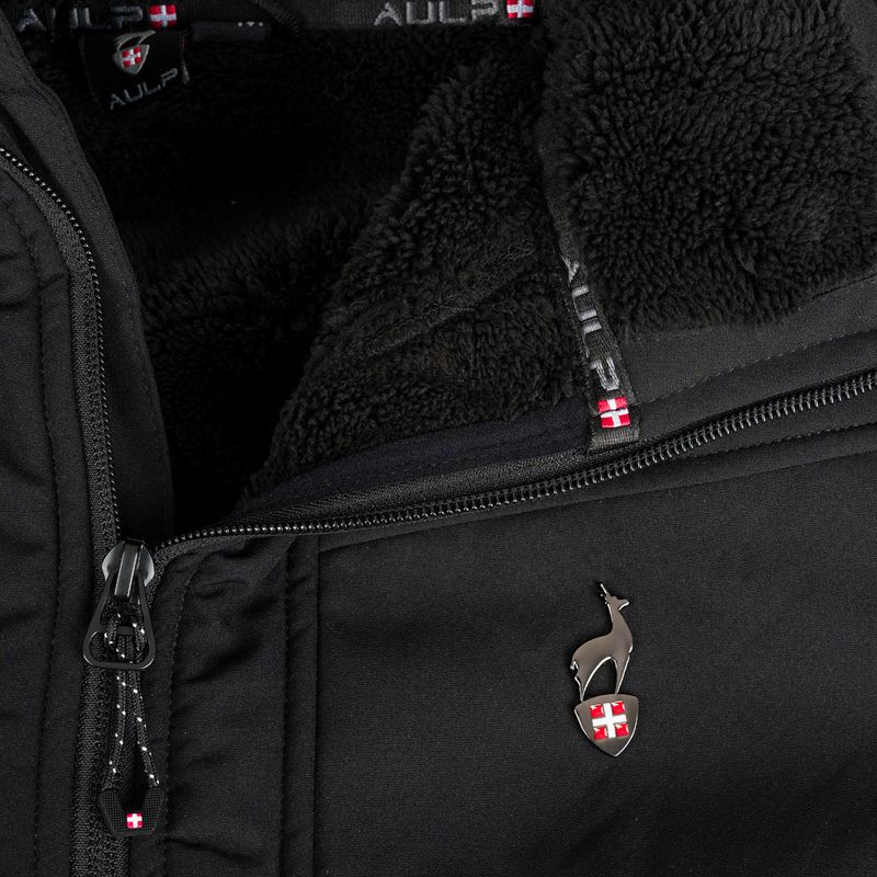 Pánska softshellová bunda Aulp Nemev Softshell black 1 5