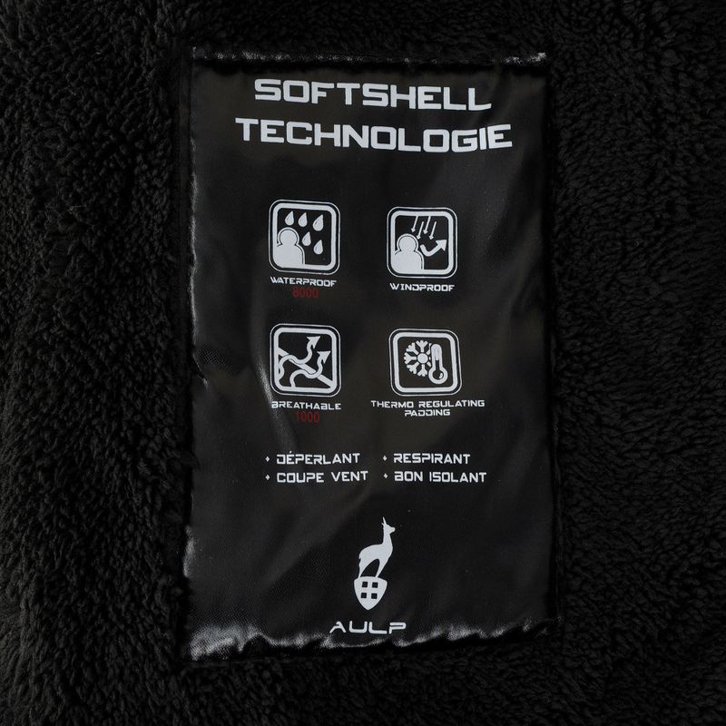 Pánska softshellová bunda Aulp Nemev Softshell black 1 11