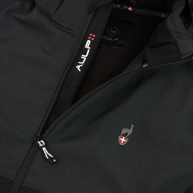 Pánska softshellová bunda Aulp Tiago Softshell anthracite melange 1 3