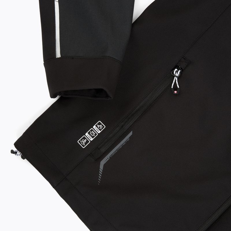 Pánska softshellová bunda Aulp Tiago Softshell anthracite melange 1 4